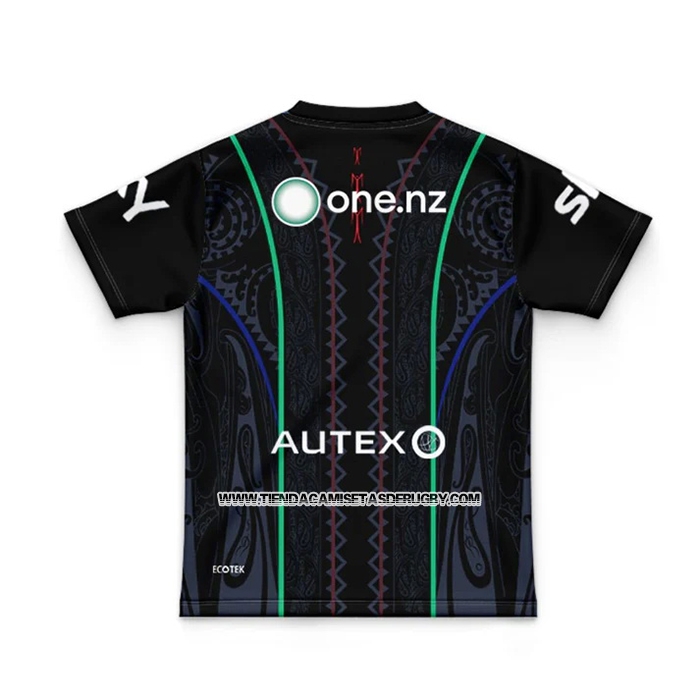Camiseta Ninos Nueva Zelandia Warriors Rugby 2024 Indigena